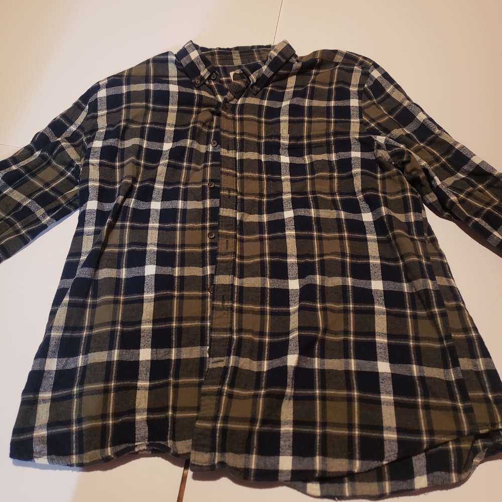 Men's plaid St. John's Bay button dress shirt size 2xl